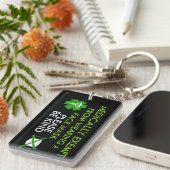 医学的にマスクを免除される顔 キーホルダー (正面右)