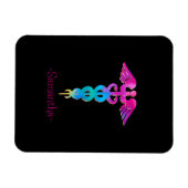 医学的カラフル徴候 マグネット (横)