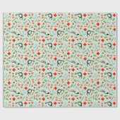 医学的テーマのクリスマス ラッピングペーパー (フラット)