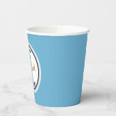 医学的パーソナライズされた卒業式紙カップ 紙コップ (左)