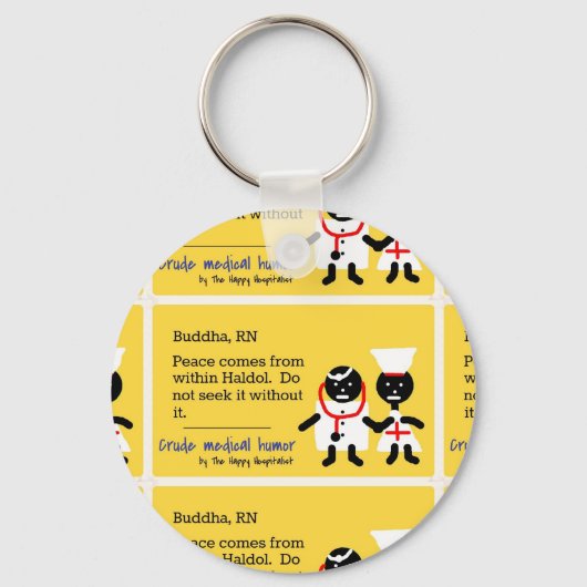 医学的ユーモア キーホルダー (正面)