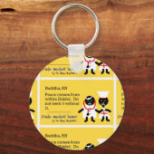 医学的ユーモア キーホルダー (正面)