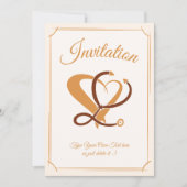 医学的気に、ナース。聴診器とハートテンプレート 招待状 (正面)