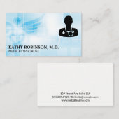 医学的背景 | ドクターアイコン 予約カード (正面/裏面)