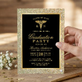 医学看護学校ロゴ 卒業パーティー 招待状