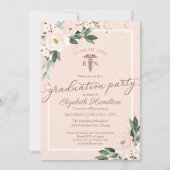 医学看護学校大学院パーティーピンクフローラ 招待状 (正面)