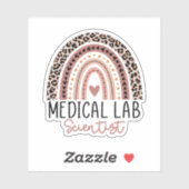 医学研究所の科学者MLSレインボー シール (シート)