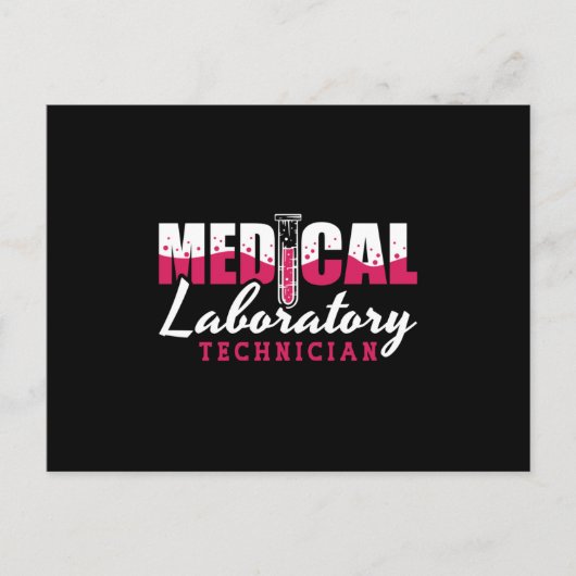 医学研究所技術者化学者ラボテック ポストカード (正面)
