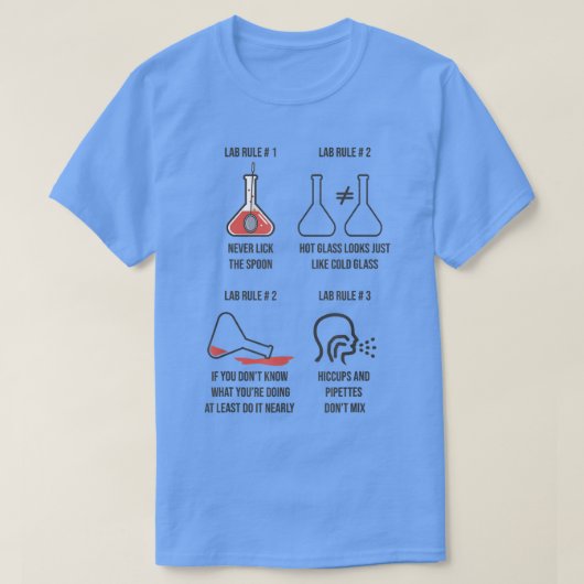 医学研究所科学技術者科学者 Tシャツ (デザイン正面)