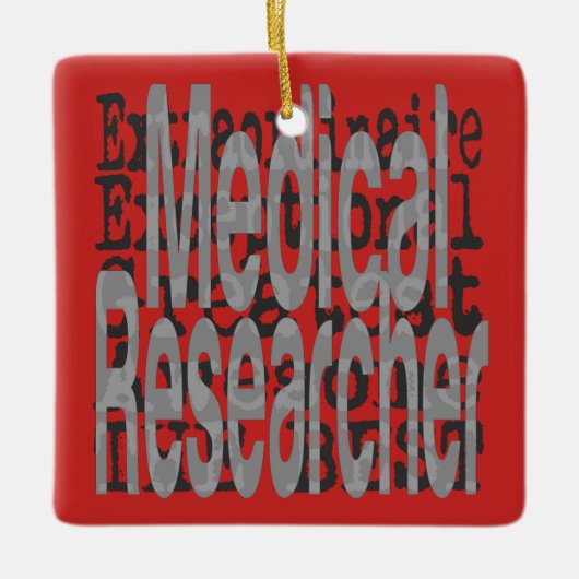 医学研究者超常者 セラミックオーナメント (正面)