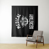 医学秘書の肩書きギフト タペストリー (インサイチュ)