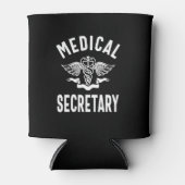 医学秘書の肩書きギフト 缶クーラー (正面)