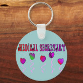 医学秘書の贈り物 キーホルダー (正面)