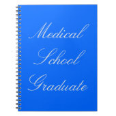 医学系大学院卒園スパイラルノート ノートブック (正面)