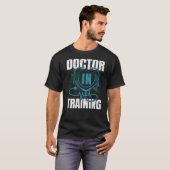 医学系学生グラフのトレーニングの医師 Tシャツ (正面フル)