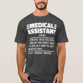 医学補助名詞薬学院生 Tシャツ (正面)