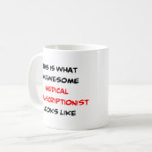 医学転写論者素晴らし、 コーヒーマグカップ (正面左)