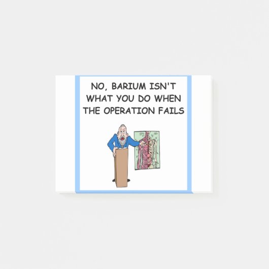 医学部のジョーク ポストイット (正面)