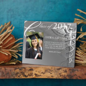 医学部カドセウス院写真プレート フォトプラーク (側面)