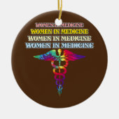 医学部医学生 セラミックオーナメント (正面)