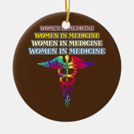 医学部医学生 セラミックオーナメント (正面)