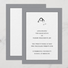 医学部卒業のお知らせ 招待状