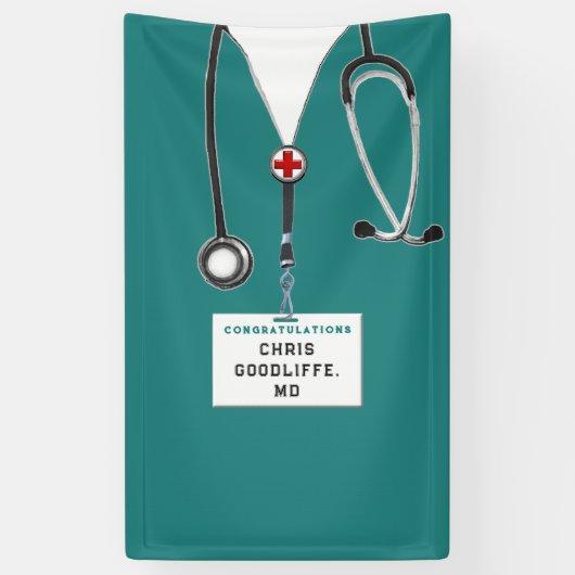 医学部卒業バナー 横断幕 (縦)