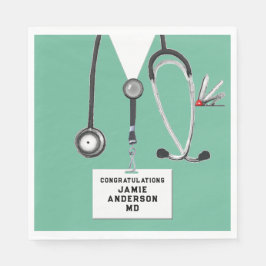医学部卒業パーティナプキンス スタンダードランチョンナプキン