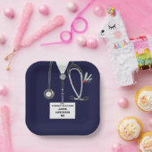 医学部卒業パーティープレート ペーパープレート (パーティー)