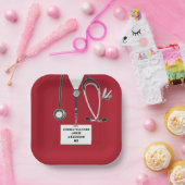 医学部卒業パーティープレート ペーパープレート (パーティー)