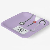 医学部卒業パーティー用紙皿 ペーパープレート (傾斜あり)