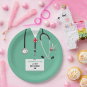 医学部卒業パーティー用紙皿 ペーパープレート (パーティー)