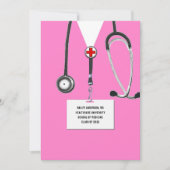 医学部卒業パーティー 招待状 (正面)