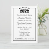 医学部卒業式2022 卒業生招待(黒い帽子) 招待状 (スタンド正面)