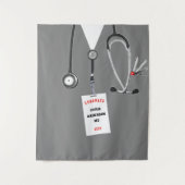 医学部卒業祝い バナー タペストリー (正面)