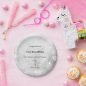 医学部卒業,カドゥセウス,シルバー ペーパープレート (パーティー)