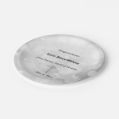 医学部卒業,カドゥセウス,シルバー ペーパープレート (アングル)