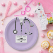医学部卒業 ペーパープレート (パーティー)