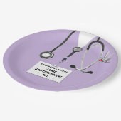 医学部卒業 ペーパープレート (アングル)