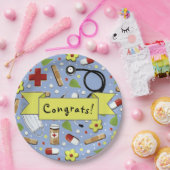 医学部卒業 ペーパープレート (パーティー)