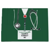 医学部卒業 ラージペーパーバッグ (正面)