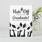 医学部博士後期課程の卒業式 招待状 (スタンド正面)