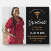 医学部大学院感動的引用文写真 フォトプラーク (正面)