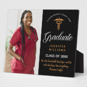 医学部大学院感動的引用文写真 フォトプラーク (側面)