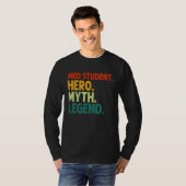 医学部生のヒーロー神話伝説ヴィンテージ医学部生 Tシャツ (正面フル)