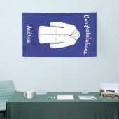 医学部白衣 横断幕 (トレードショー)