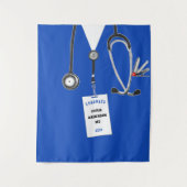 医学部　医師　卒業　バナー　タペストリー タペストリー (正面)