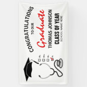 医学部 |新しい医師の御祝い 横断幕 (縦)