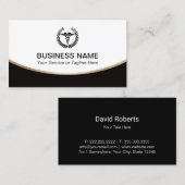 医学 名刺 (正面/裏面)