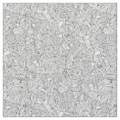 医学B&Wパターン ファブリック (クローズアップ)